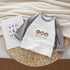 Children's Backing Shirt Long Sleeve Warm Pullover